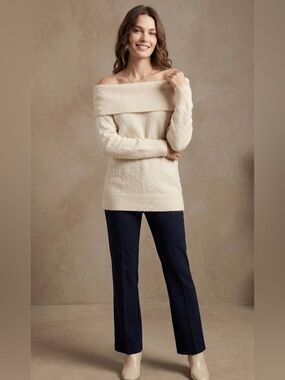 Cleo Cream Cowl Neck Sweater